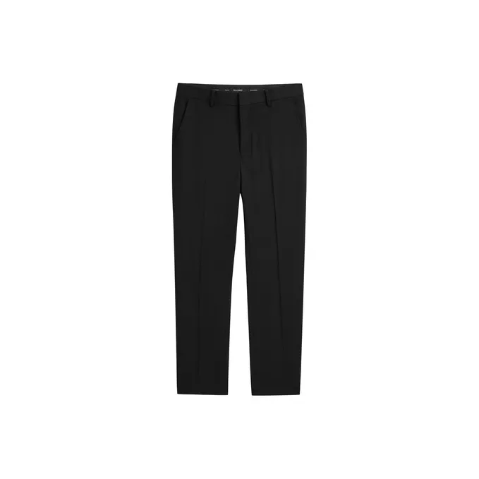PEACEBIRD MEN Suit Trousers Men Black 1 Straight Fit-0