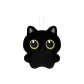 Cute Small Black Cat Pendant