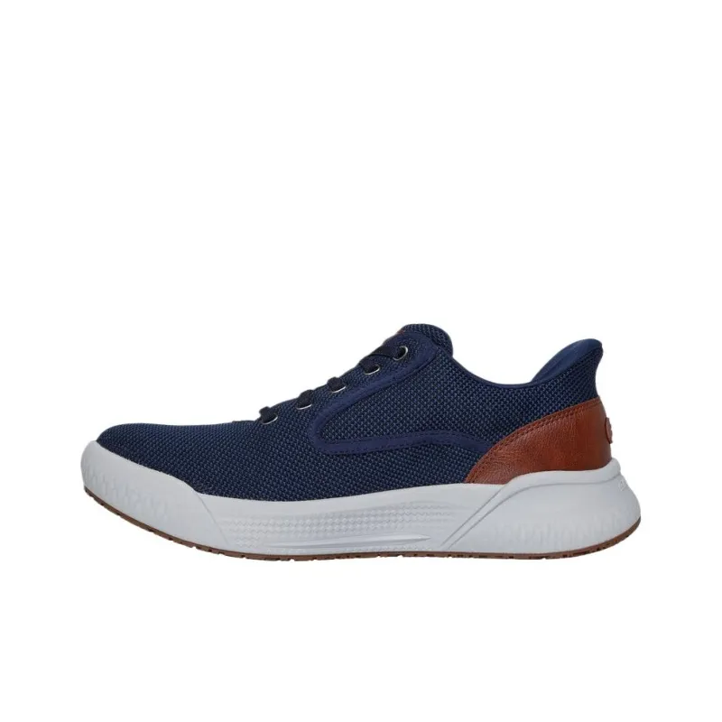 Skechers Relaxed Fit Low Top Casual Shoes Men's Marine Blue-2