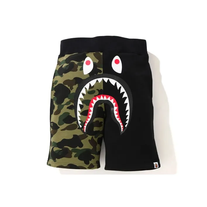 Bape Shark Sweat Shorts-6