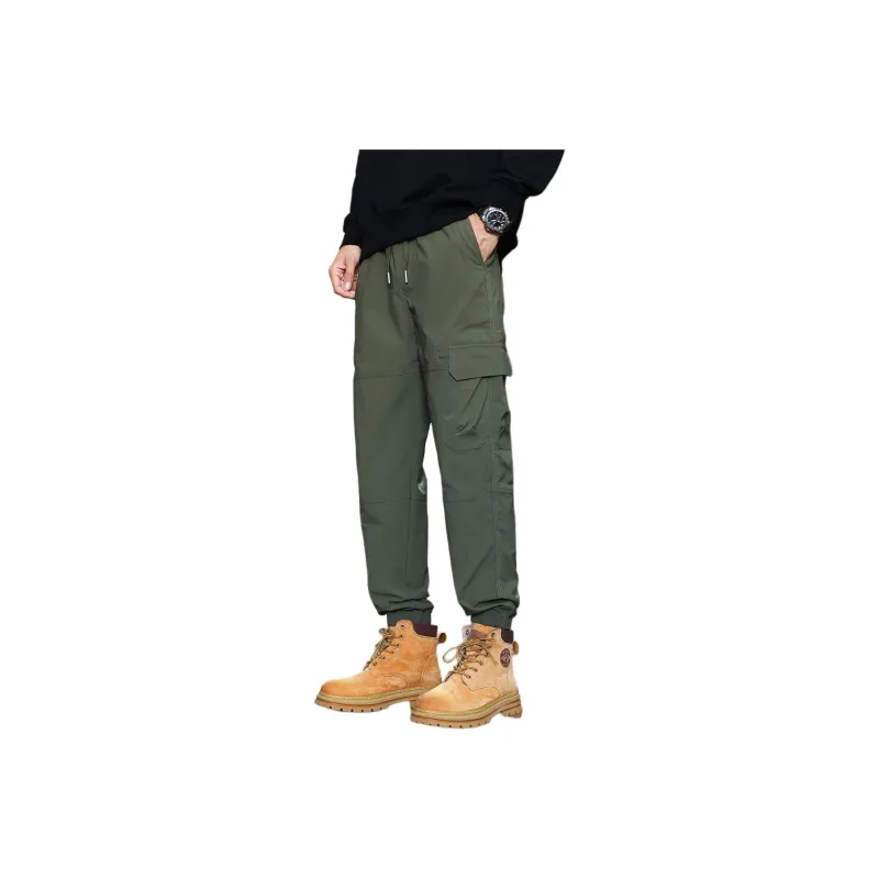 Tonlion Casual Pants Unisex Army Green-0