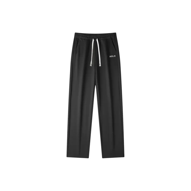 Aol Knitted Sports Pants Unisex-0