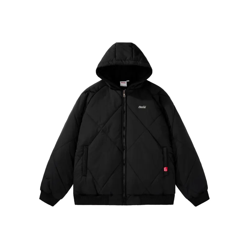 Coca-Cola Puffer Jacket Unisex Black-0