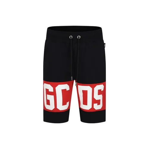 GCDS 블랙 남성 캐주얼 반바지