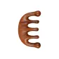 Five-tooth massage comb
