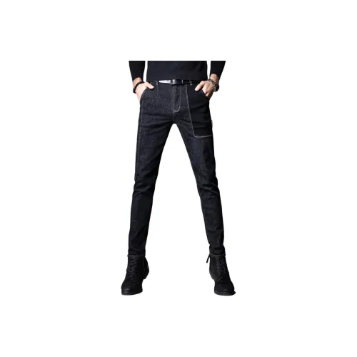 Devanro Jeans Men Black