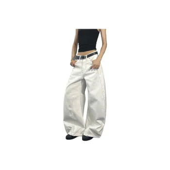 Pirkadat Jeans Unisex White