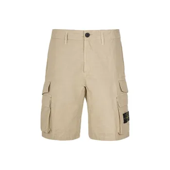 STONE ISLAND SS22 Cargo Shorts Men's Camel