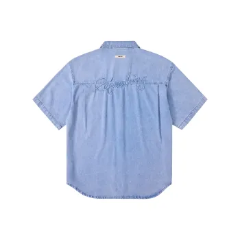 Coca Cola Shirt Unisex Denim Blue