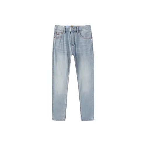 ALL IN Jeans Men Swallows Neck Blue