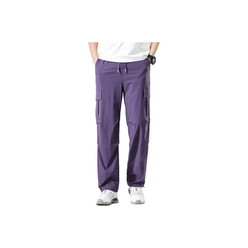 Red bean Cargo Pants Unisex-23