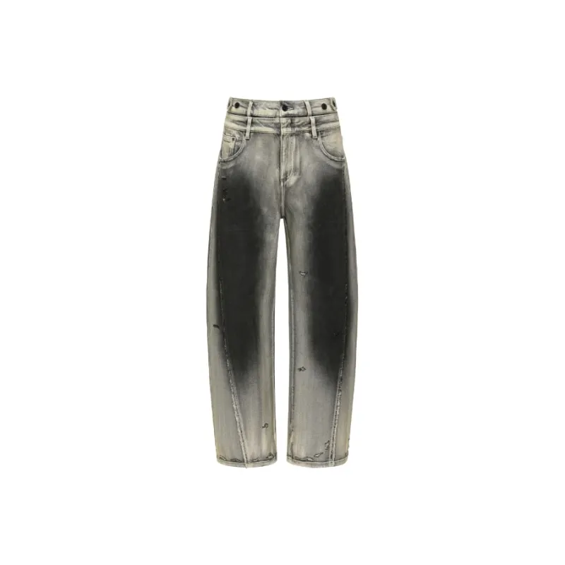 Feng Chen Wang Washed effect Jeans-0