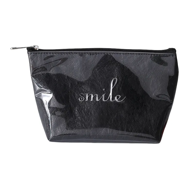Sweet Pillow House Minimalist Style Portable Large Capacity DuPont Paper Waterproof Zip Closure Makeup Bags-4