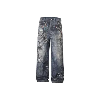 Pirkadat Jeans Unisex Blue
