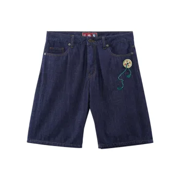 ONIARAI Denim Shorts Men Denim Blue