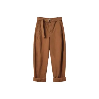Lemaire Cigar Heavy Gd Denim Twisted Belted Pants