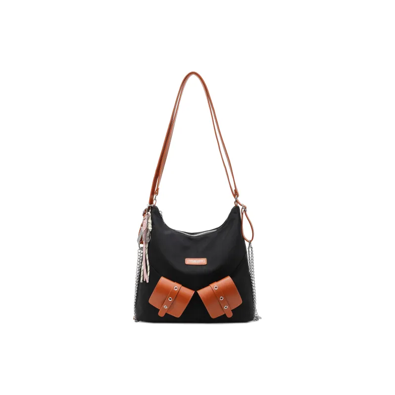 Homeboisportclub Fabric Shoulder Bag Regular Women's Black-0