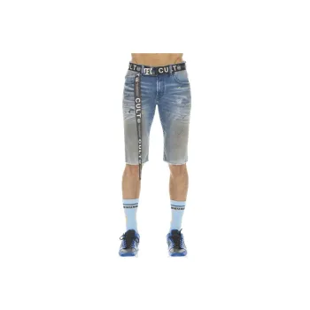 CULT OF INDIVIDUALITY Denim Shorts Men's Blue