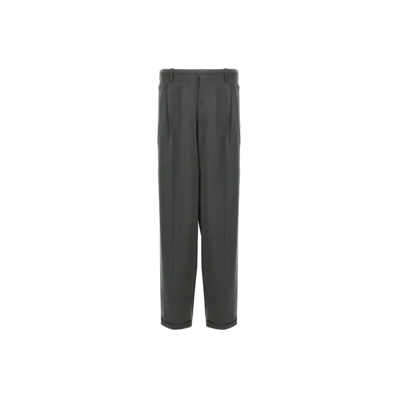 Magliano People's High Waisted Tapered Leg Trousers-0
