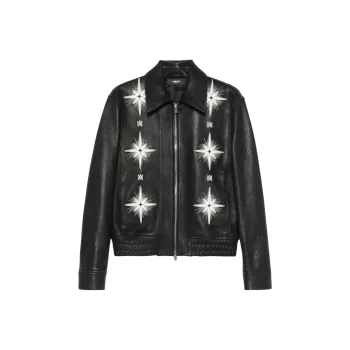 AMIRI Starburst Leather Blouson