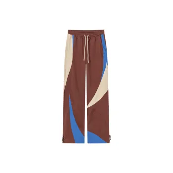 NO ONE ELSE Casual Pants Unisex Red Brown