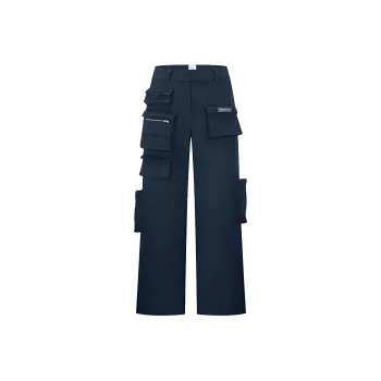 Abigthanks Cargo Pants Unisex Vintage Blue