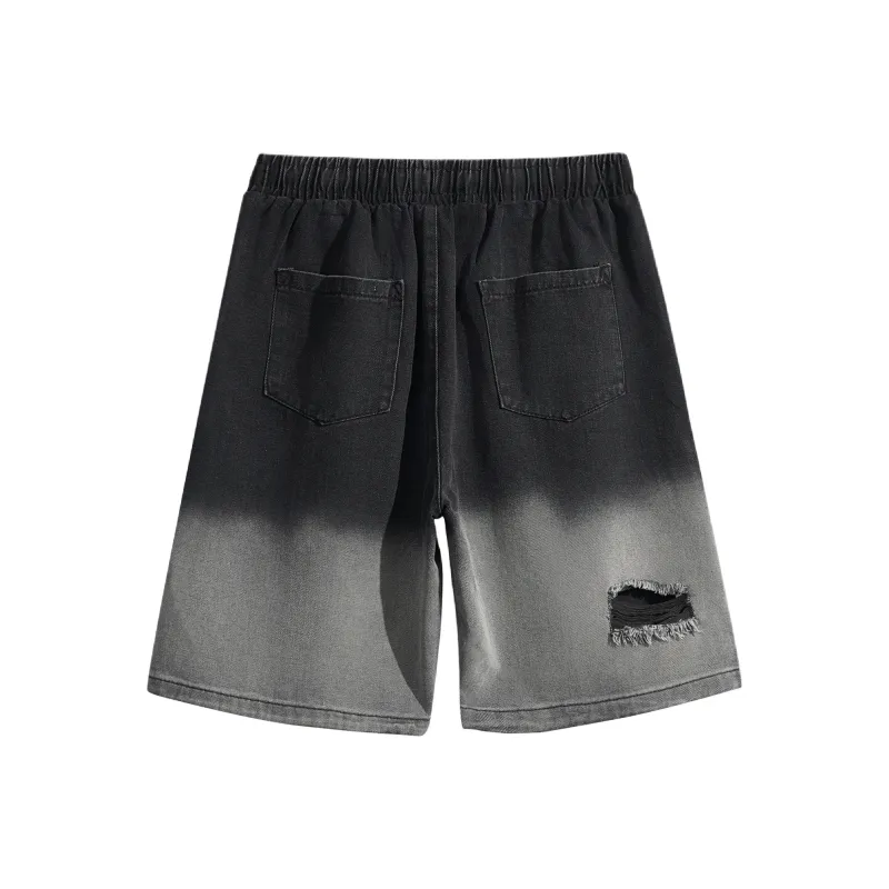 ZMOH Denim Shorts Unisex Couple's-15