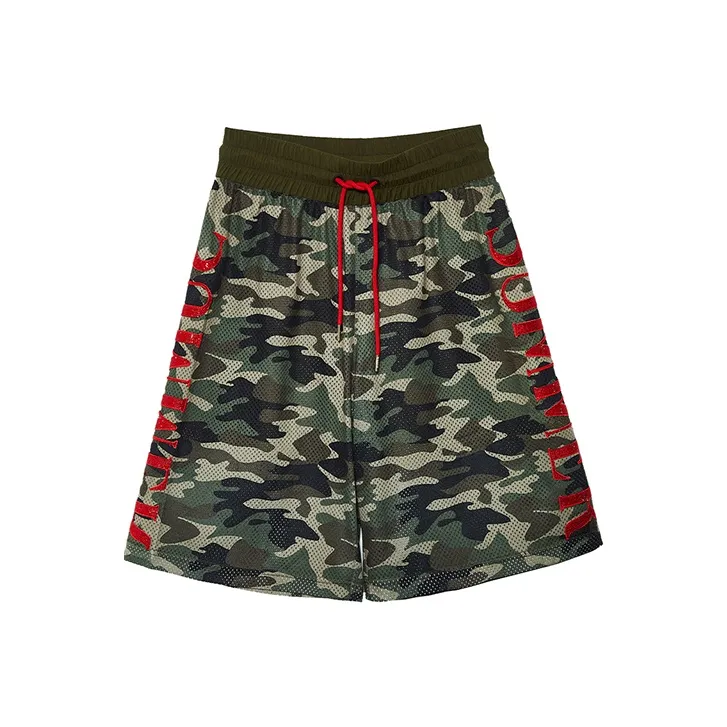 TCH Loose Fit Shorts Unisex Army Green-0