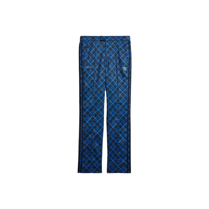 Adidas Originals x Wales Bonner TARTANTP Casual Pants Men's Blue-0