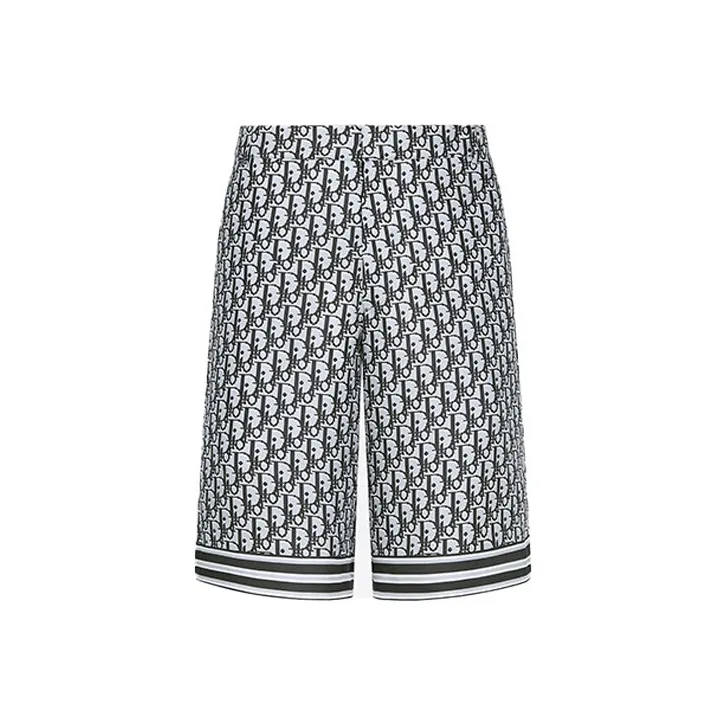 DIOR Quarterly New Products Casual Shorts Men Black-0
