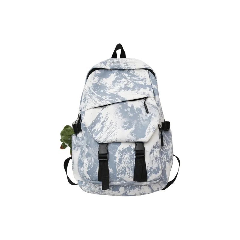 KAMLUI Nylon Backpack Unisex Gray/Black/Khaki/Green/Blue/Pink-0