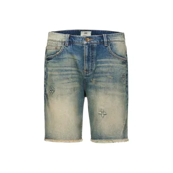 23R+ Denim Shorts Men Blue