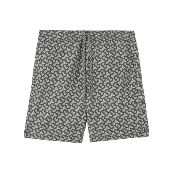 Burberry Casual Shorts Men Gray