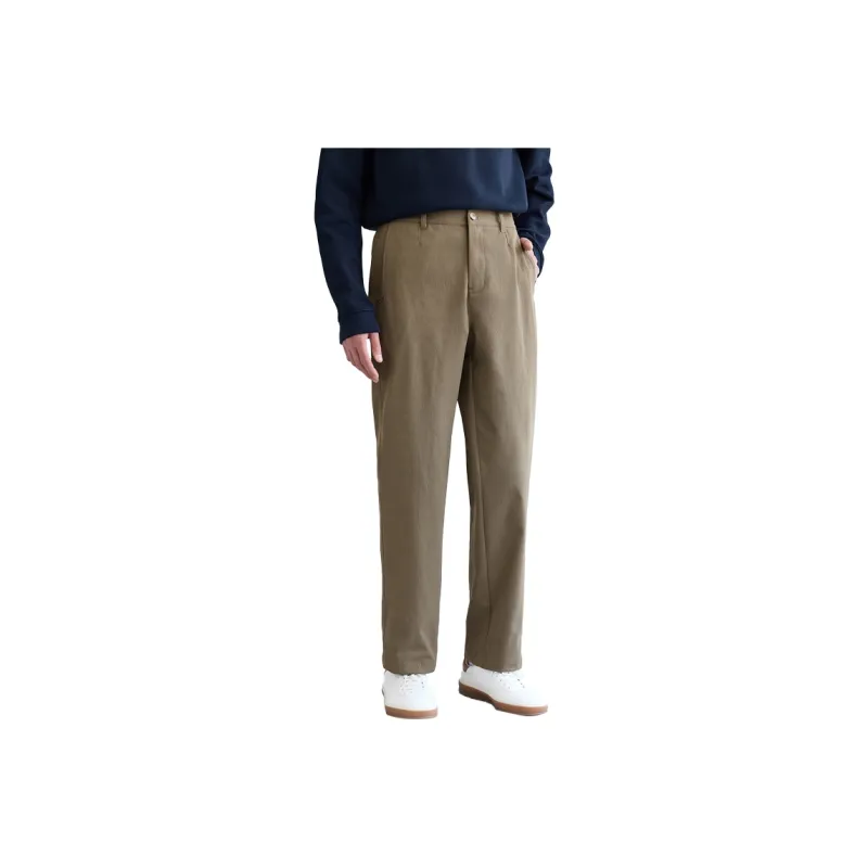 A.B.X Elastic Waistband With Slanted Slip Pocket Suitable For Spring And Autumn Casual Pants Men's-5