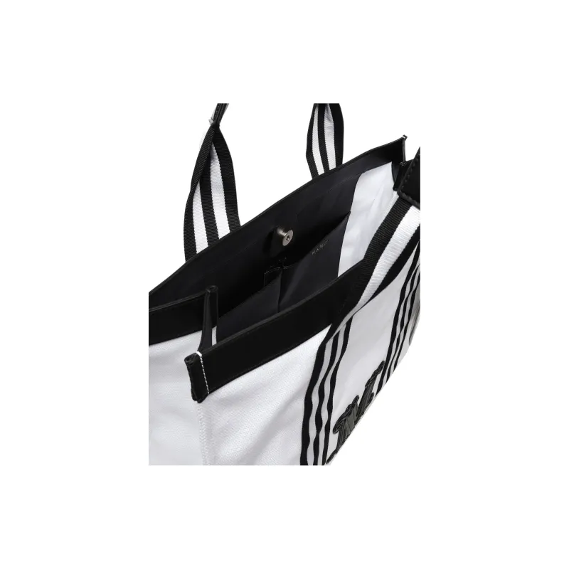 MaxMara Canvas Bag, Tote Bag, Shopping Bag, Handbag Tubas Women's White-4