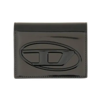 DIESEL Leather Wallet Women's Black