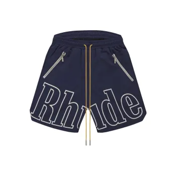RHUDE Casual Shorts Men Blue