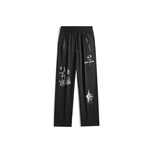 PUPU ALIENS Casual Wednesday pants Unisex Black