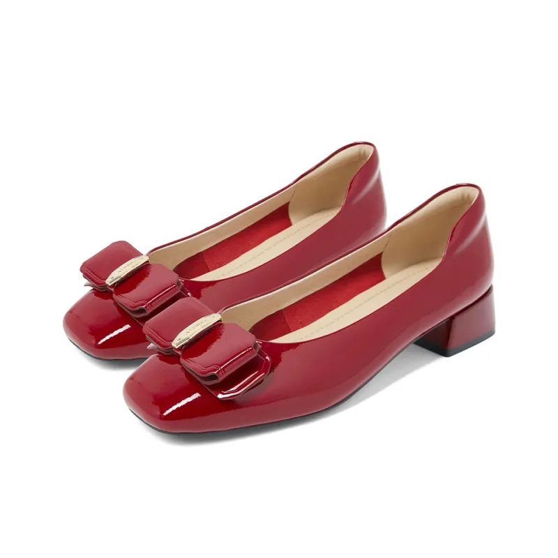 COMELY High Heels Women's Bordeaux Red, Cream White-2