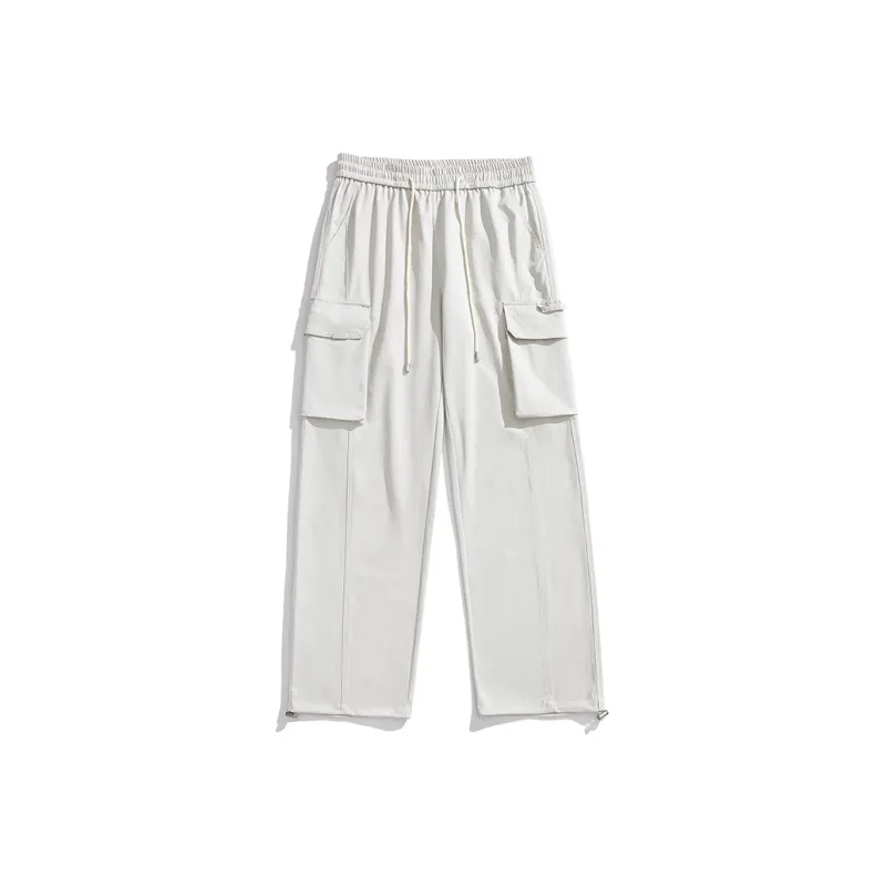 Topland Cargo Pants Unisex Matte Black-2