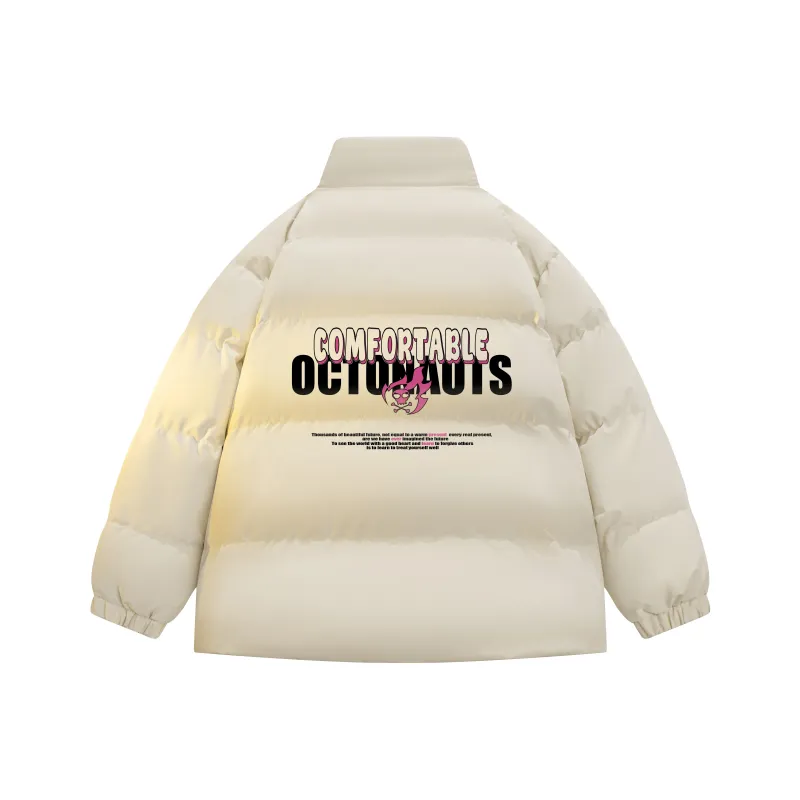 Small Columns Under The Sea Puffer Jacket Unisex-5