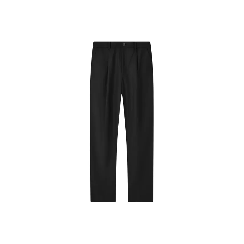 Jiumuwang Men's Pants Expert Suit Trouser Men's Black-0
