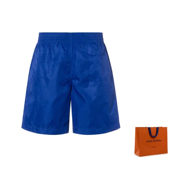 LOUIS VUITTON 1A7Y0U Signature Swim Board Shorts-7