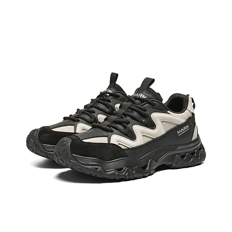 FAIRWHALE Cushioning Coverage Abrasion Resistant Slip Resistant Low Top Chunky Sneakers Men's-7