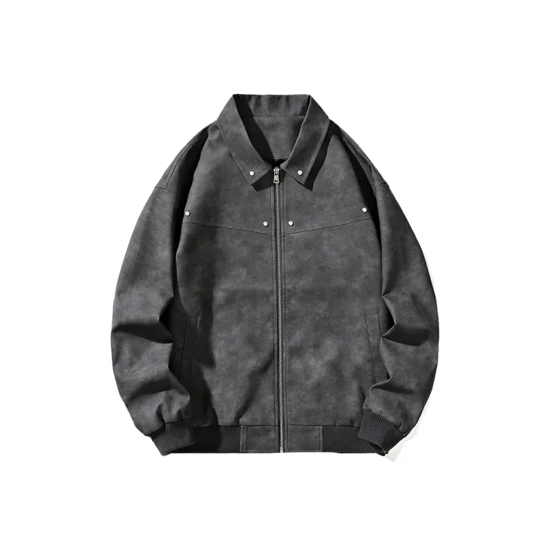 THREEAGAINTHR33 Leather Jacket Unisex-9
