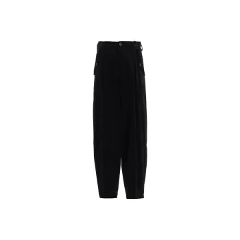 Yohji Yamamoto Pour Homme FW24 Casual Pants Men's Black