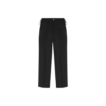 VERSACE Straight-Fit Trousers Casual Pants Men's Black