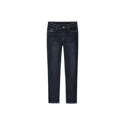 Dance With Wolves Jeans Men's Navy Blue