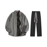 Clothing Sets (Gray Shirt+Black Pants)
