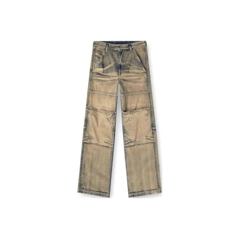 DIESEL Jeans Unisex Beige Yellow-0